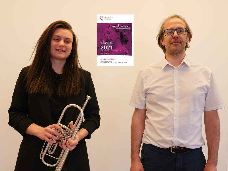 Trompete - Carolin Denicolo' mit Klavierbegleiter Renzo Huber